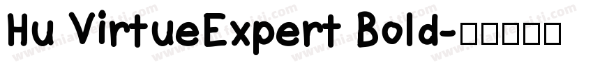 Hu VirtueExpert Bold字体转换